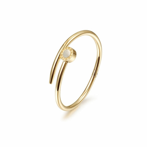 Nail Crossover Bangle