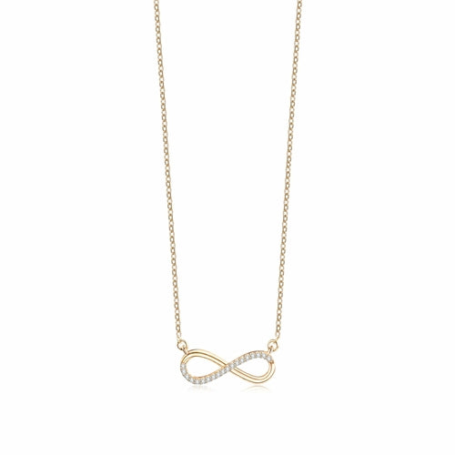 Infinity CZ Necklace