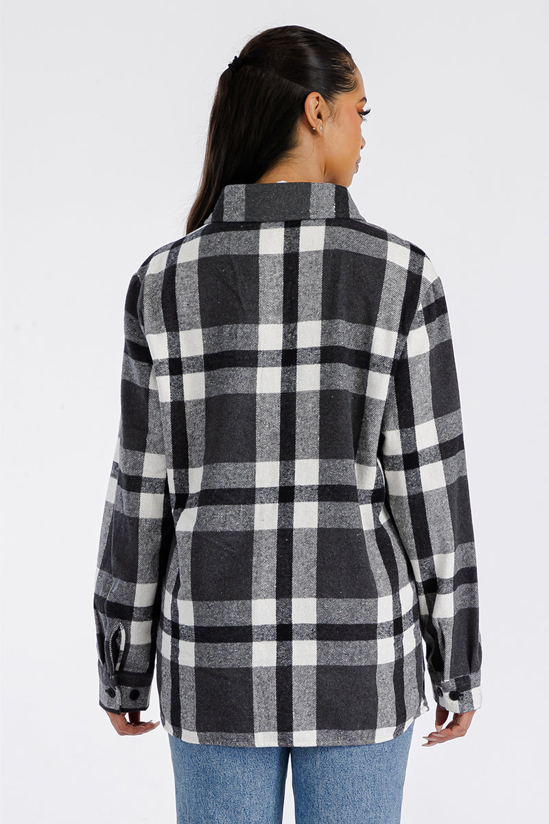 Boyfriend Oversized Soft Flannel Shacket FL505
